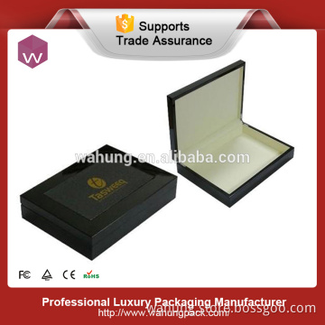 small black wooden perfume gift packaging box (WH-0363)